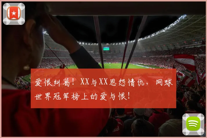 爱恨纠葛！XX与XX恩怨情仇，网球世界冠军榜上的爱与恨！